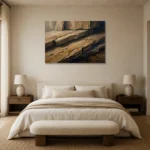 Premium Wall Art Yatay Html Edition – WABISABI2806065 showcased in an elegant minimalist interior