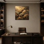 Premium Wall Art Kare Html Edition – WABISABI2806070 displayed in a contemporary gallery-inspired room