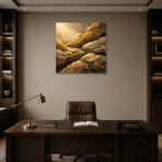 Premium Wall Art Kare Html Edition – WABISABI2806071 displayed in a contemporary gallery-inspired room