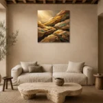 Premium Wall Art Kare Html Edition – WABISABI2806071 presented in a sophisticated home setting