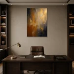 Premium Wall Art Dikey Html Edition – WABISABI2806076 displayed in a contemporary gallery-inspired room