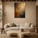 Premium Wall Art Dikey Html Edition – WABISABI2806076 presented in a sophisticated home setting