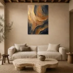 Premium Wall Art Dikey Html Edition – WABISABI2806077 presented in a sophisticated home setting