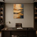 Premium Wall Art Dikey Html Edition – WABISABI2806078 displayed in a contemporary gallery-inspired room