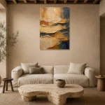 Premium Wall Art Dikey Html Edition – WABISABI2806078 presented in a sophisticated home setting