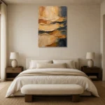 Premium Wall Art Dikey Html Edition – WABISABI2806078 showcased in an elegant minimalist interior