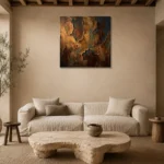 Premium Wall Art Kare Html Edition – WABISABI2806080 presented in a sophisticated home setting