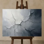 Premium Wall Art Yatay Html Edition – WABISABI2806082 displayed on a studio easel