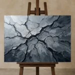 Premium Wall Art Yatay Html Edition – WABISABI2806083 displayed on a studio easel
