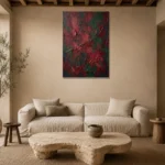 Premium Wall Art Dikey Html Edition – WABISABI2806085 presented in a sophisticated home setting