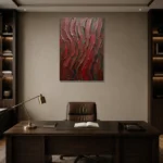Premium Wall Art Dikey Html Edition – WABISABI2806086 displayed in a contemporary gallery-inspired room