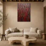Premium Wall Art Dikey Html Edition – WABISABI2806086 presented in a sophisticated home setting