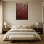 Premium Wall Art Dikey Html Edition – WABISABI2806086 showcased in an elegant minimalist interior