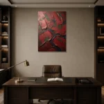 Premium Wall Art Dikey Html Edition – WABISABI2806087 displayed in a contemporary gallery-inspired room