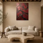 Premium Wall Art Dikey Html Edition – WABISABI2806087 presented in a sophisticated home setting
