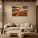 Premium Wall Art Yatay Html Edition – WABISABI2806093 presented in a sophisticated home setting