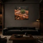 Premium Wall Art Kare Html Edition – WABISABI2806099 shown in a warm modern interior