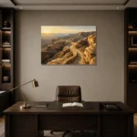 Premium Wall Art Yatay Html Edition – WABISABI2806100 displayed in a contemporary gallery-inspired room