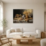 Premium Wall Art Yatay Html Edition – WABISABI2806101 styled in a refined neutral interior