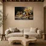 Premium Wall Art Yatay Html Edition – WABISABI2806101 presented in a sophisticated home setting