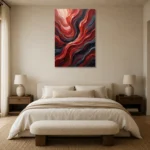 Premium Wall Art Dikey Html Edition – WABISABI2806103 showcased in an elegant minimalist interior