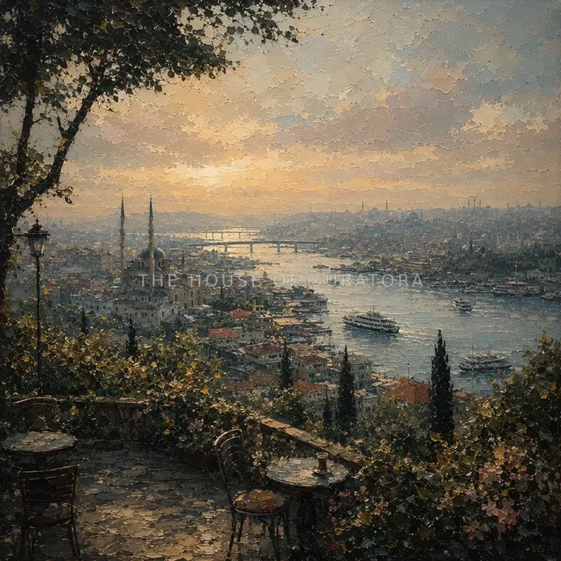 Golden Horn Pierre Loti square Istanbul wall art